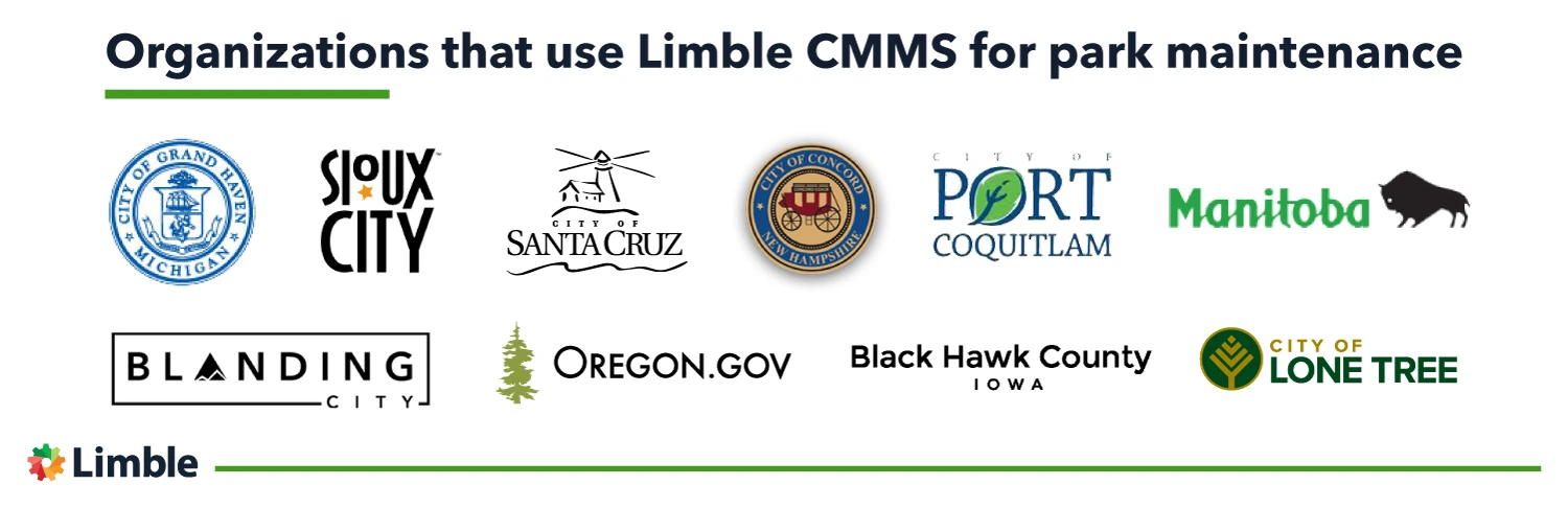 Organizations that use Limble CMMS for park maintenance