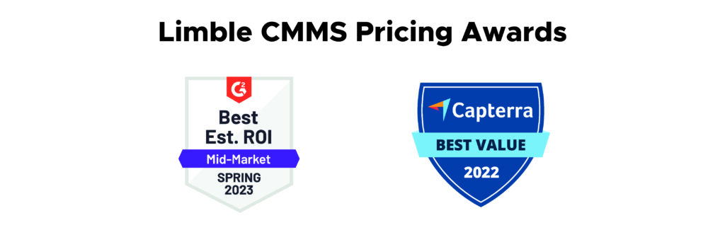 Limble CMMS pricing awards.