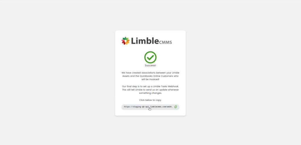 Successful Limble Quickbooks Integration