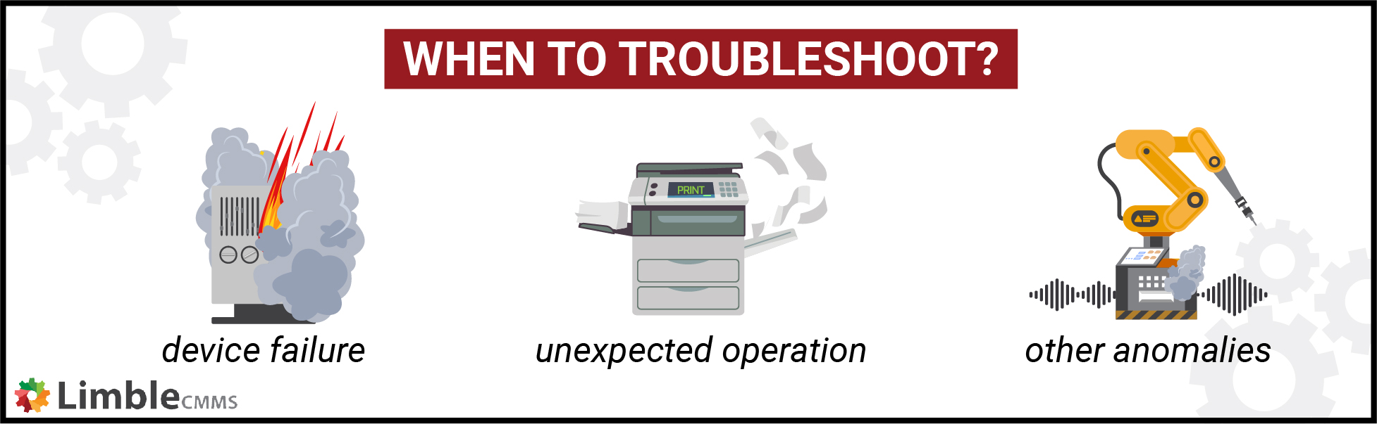 when to troubleshoot
