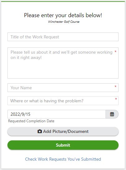 work request portal